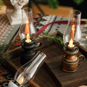 Christmas Retro LED Kerosene Lamp