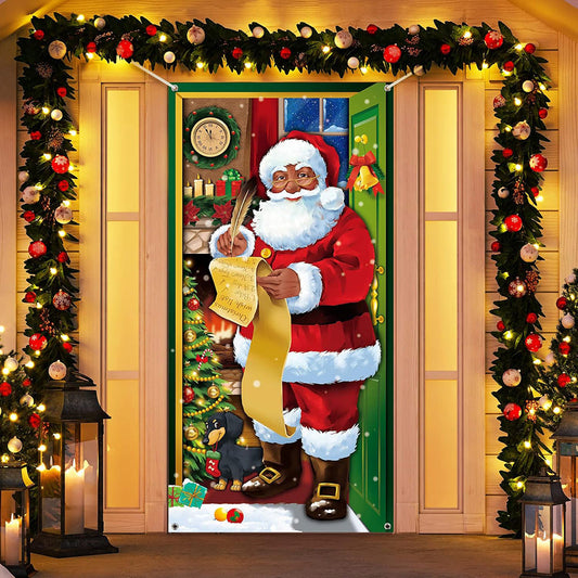 Christmas Santa Claus Door Cover-Next Deal Shop-Next Deal Shop