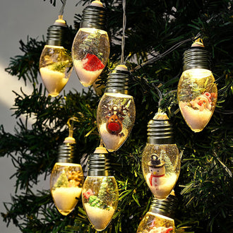 Christmas Snow Globe String Light