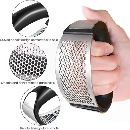 Garlic Press & Roller Peeler  - Practical Kitchen Tool