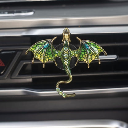 2 Pcs - Bling Dragon Car Air Freshener - Cute Auto Interior Decoration Fragrance for Vehicles