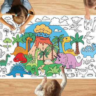 Dinosaur Giant Coloring Poster