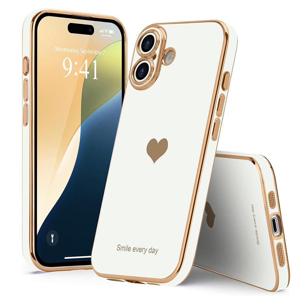 Elegant Love Heart Case for iPhone 16 Series-Next Deal Shop-iPhone16-Next Deal Shop