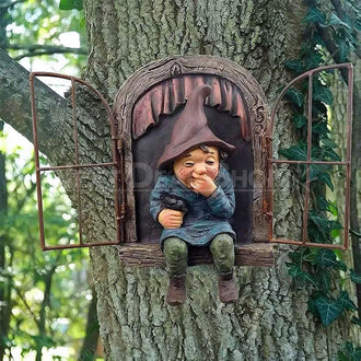 Elf On A Windowsill Tree Hugger