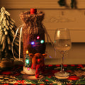 Festive Light Up Holiday Wine Bottle Cover