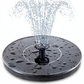 Free Standing Floating Solar Powered Water Fountain Pump for Bird Bath - Yard Garden Pond Outdoor Backyard Landscape Water Decor