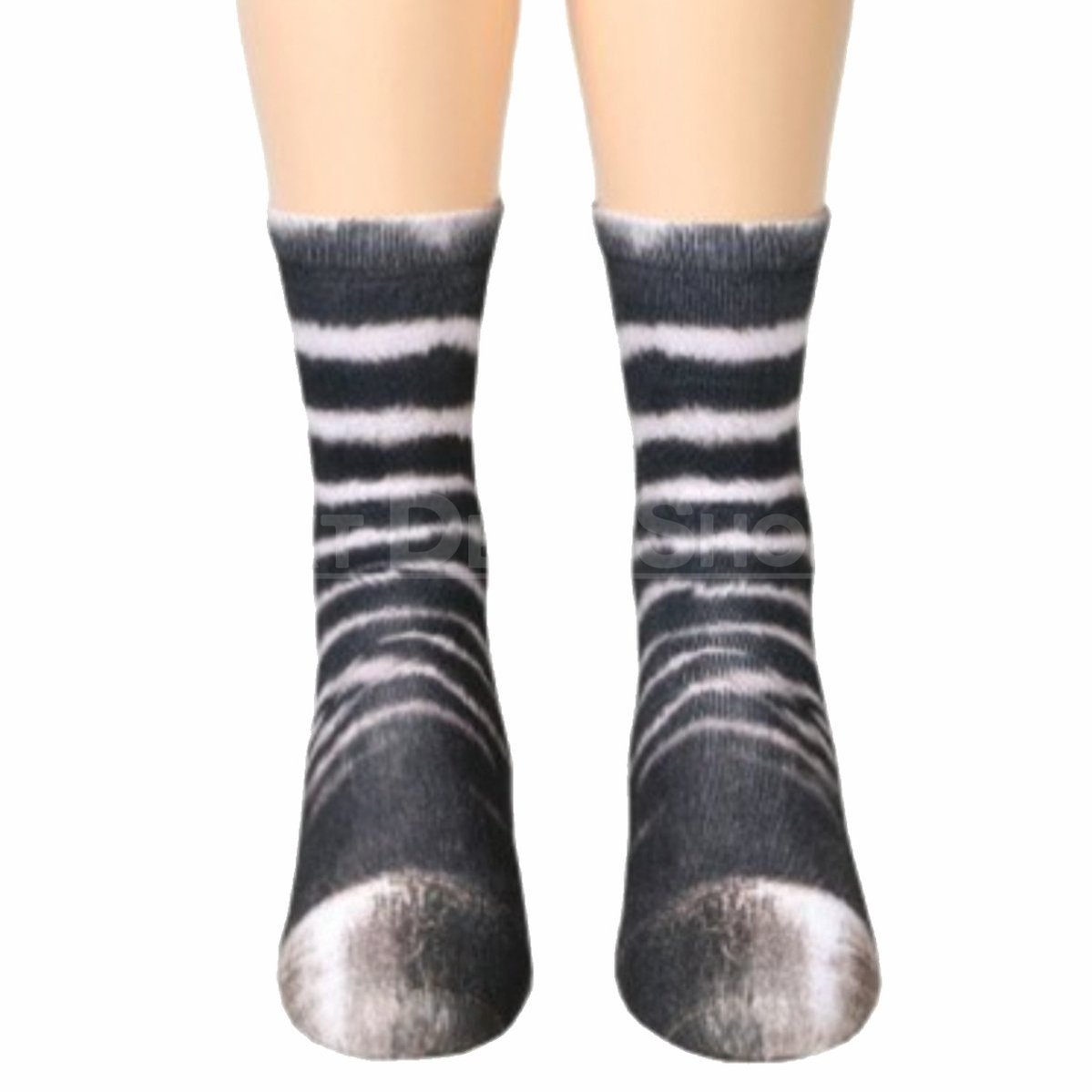Funny Animal Paw Socks-Next Deal Shop-Zebra-Next Deal Shop
