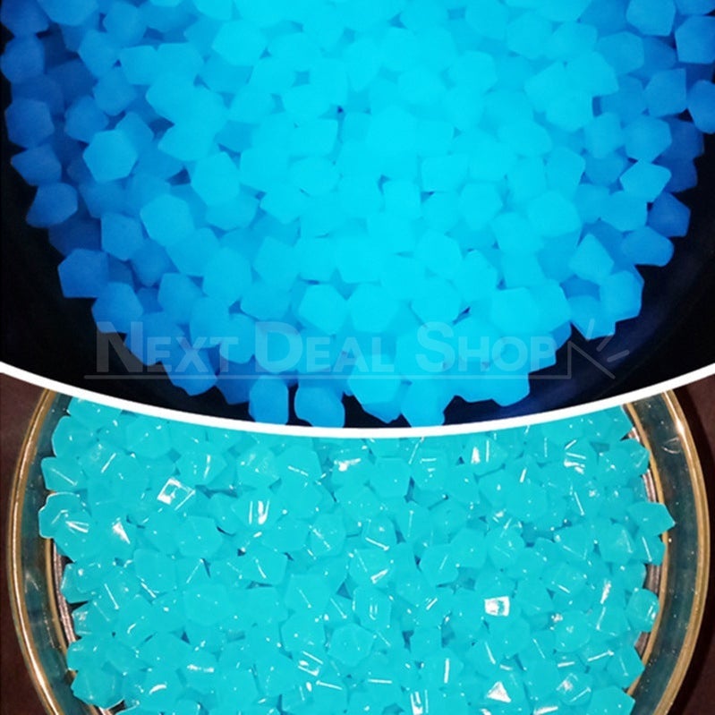 Glow in the Dark Cube-Shaped Aquarium Pebbles-Next Deal Shop-Blue-Next Deal Shop