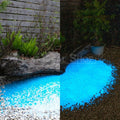 300 Pcs - Glow in the Dark Aquarium Gravel Stones