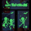 Glow in the Dark Skeleton Stickers - Halloween Wall Window Decor