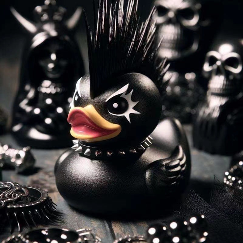 Gothic Resin Duck Figurine-Next Deal Shop-A-Next Deal Shop