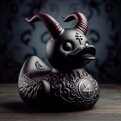 Gothic Resin Duck Figurine-Next Deal Shop-B-Next Deal Shop