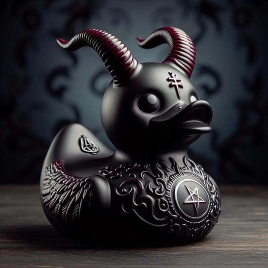 Gothic Resin Duck Figurine-Next Deal Shop-B-Next Deal Shop