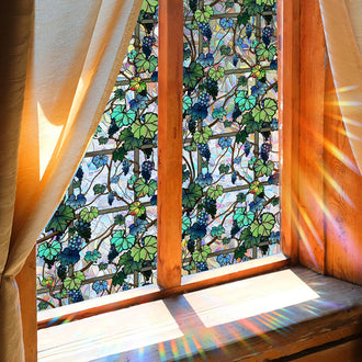 Grape Vine Privacy Window Film