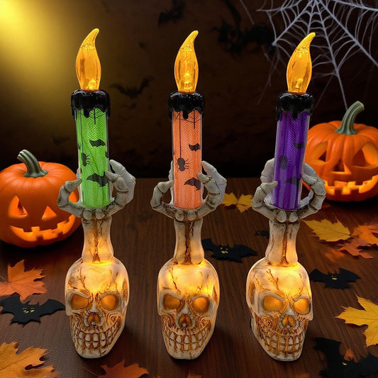 Halloween LED Skull Candle Light-Next Deal Shop-Next Deal Shop