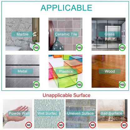 Heavy‑Duty Double‑Sided Adhesive Tape - Home Bathroom Kitchen Office Multi‑Purpose Mounting Fixing Supplies