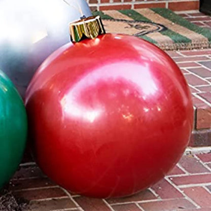 Inflatable Christmas Ornament Ball-Next Deal Shop-Red-18 inches-Next Deal Shop