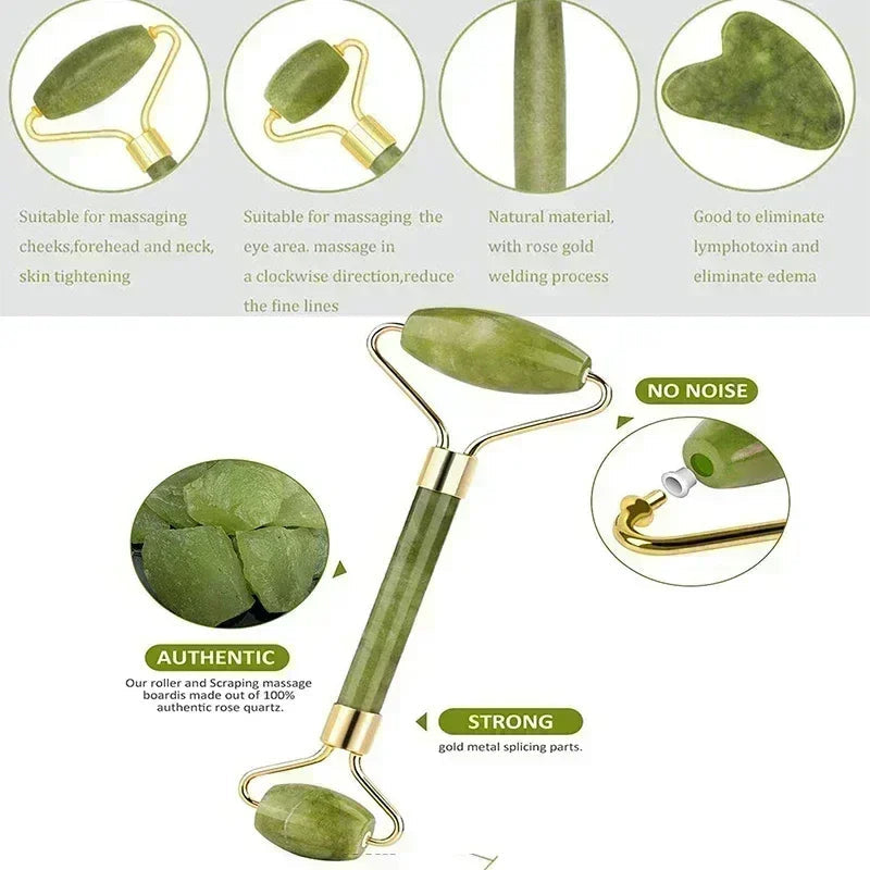 Jade Roller & Gua Sha Facial Tools-Next Deal Shop-Next Deal Shop