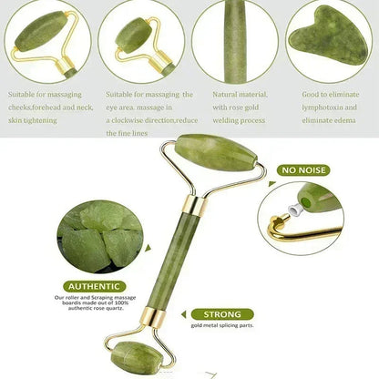 Jade Roller & Gua Sha Facial Tools-Next Deal Shop-Next Deal Shop