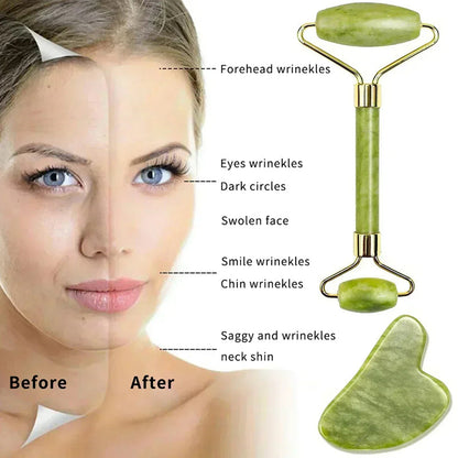 Jade Roller & Gua Sha Facial Tools-Next Deal Shop-Next Deal Shop