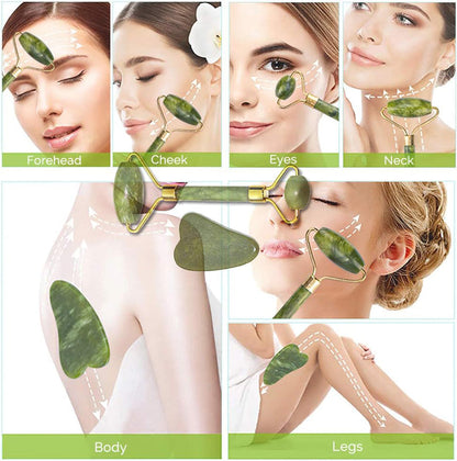 Jade Roller & Gua Sha Facial Tools-Next Deal Shop-Next Deal Shop