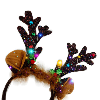 LED Light Up Christmas Reindeer Antler Headband-Next Deal Shop-Next Deal Shop