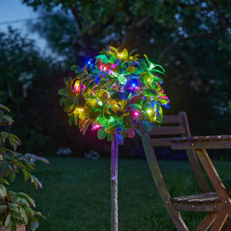 Multicolor Solar-Powered LED Fairy Lights