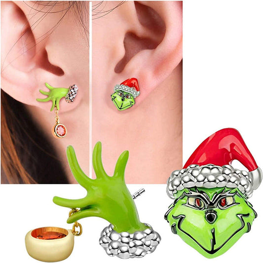 Naughty Christmas Earrings-Next Deal Shop-Next Deal Shop