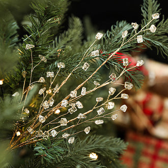 2 Pcs - Sparkling Crystal Christmas Tree Pick