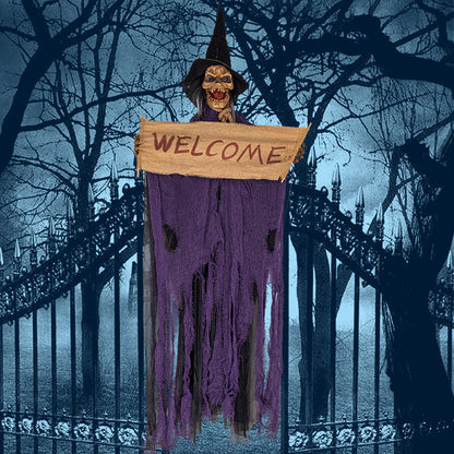 Halloween Sound Activated Hanging Ghost Decoration