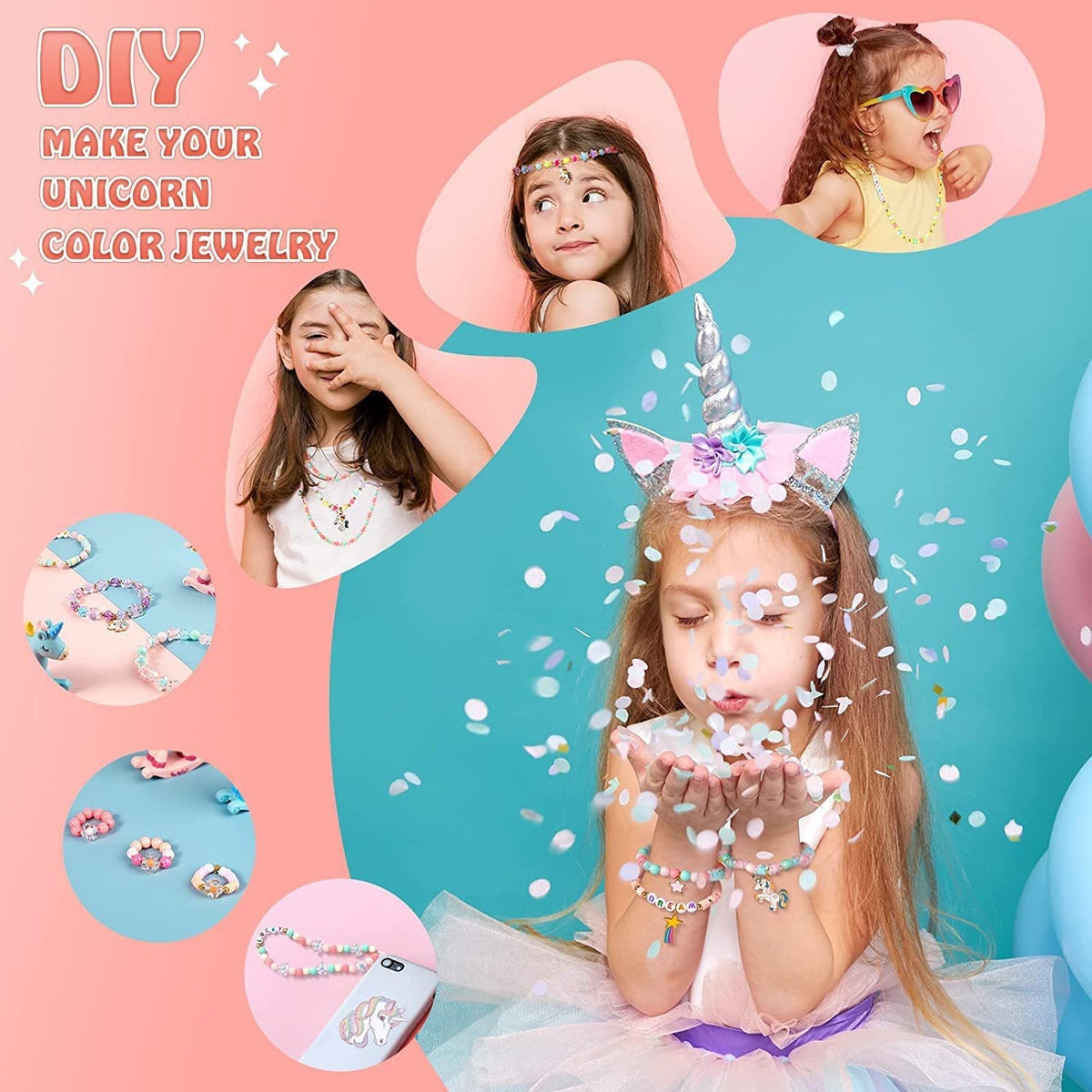 DIY Bracelet Making Kit - Kids DIY Earring Bracelet Kits