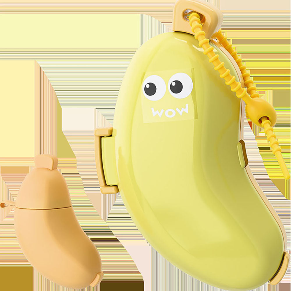 Banana Toothbrush Cover with Toothpaste Dispenser - Bathroom Counter Storage Accessory