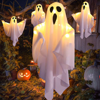 Spooky Halloween LED Hanging Ghost Light