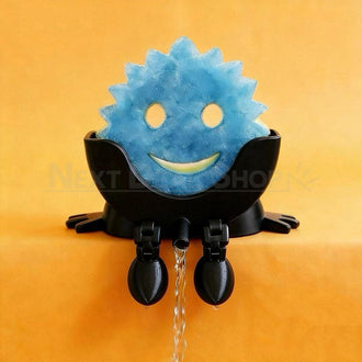 Funny Kitchen Sink Sponge Holder with Drainage