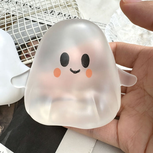 Adorable Ghost Squishy Stress Relief Toy - Novelty Sensory Gift