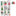 Festive Christmas Tree Window Clings Set