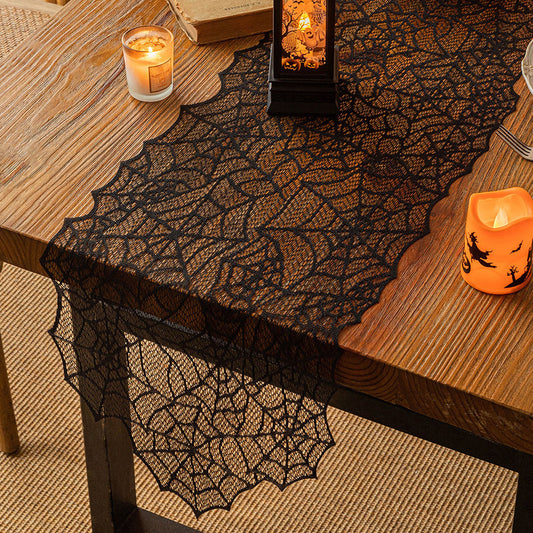Halloween Spider Web Table Runner-Next Deal Shop-Next Deal Shop