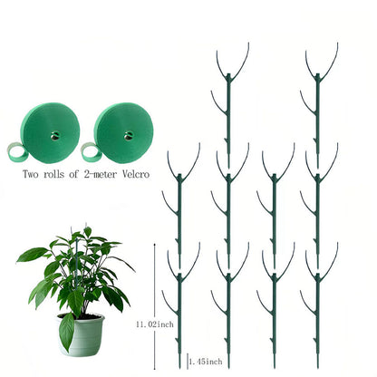 10 Pcs - Stackable Monstera Plant Support Stake - Garden Potted Plant Vine Climbing Support Decoration