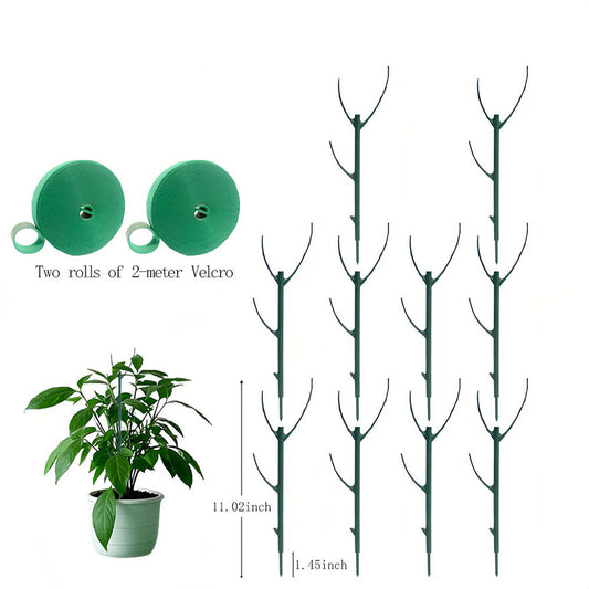 10 Pcs - Stackable Monstera Plant Support Stake - Garden Potted Plant Vine Climbing Support Decoration