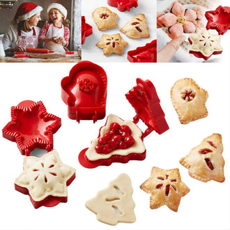 3 Pcs Christmas Mini Hand Pie Mold Set