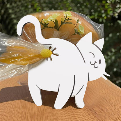 2 Pack Funny Cat Butt Bread Clip - Kitchen Food Bag Sealing Novelty