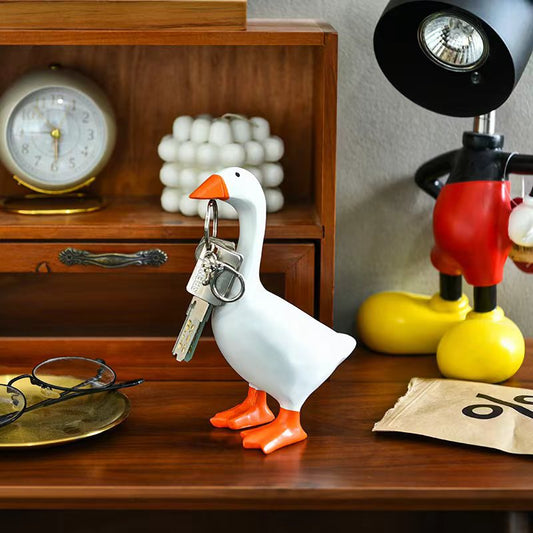Magnetic Goose Key Holder - Home Office Desk Decor Novelty Gift