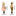 Set of 2 Adorable Bunny Garden Yard Stake