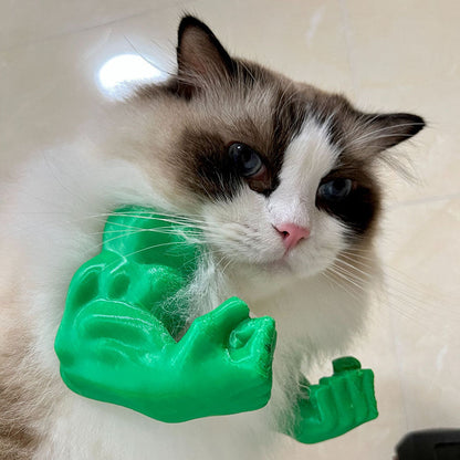 Funny Cat Muscle Arm - Pet Cat Toy Photo Prop Novelty Accessory