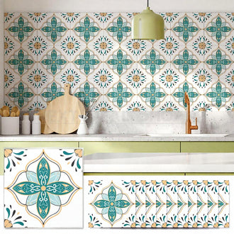 Peel & Stick Backsplash Tile Stickers - 10 Pack, Practical Self-Adhesive Wall Decal for Kitchen