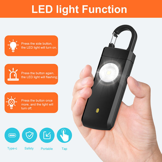 Personal Safety Alarm with LED Strobe Light-Next Deal Shop-Next Deal Shop