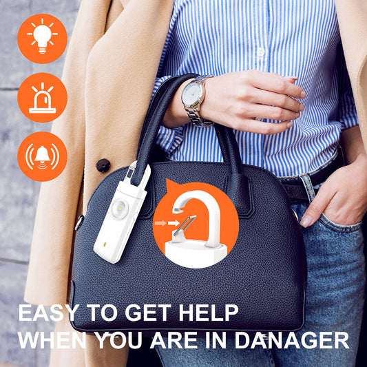 Personal Safety Alarm with LED Strobe Light-Next Deal Shop-Next Deal Shop