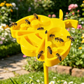 Pollinator-Friendly Bee Watering Station - 2-Pack, 3.9-Inch, Yard & Garden Flower Bed Decor