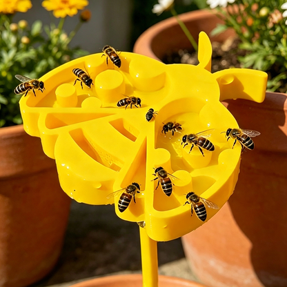 Pollinator-Friendly Bee Watering Station - 2-Pack, 3.9-Inch, Yard & Garden Flower Bed Decor-View 4-Next Deal Shop