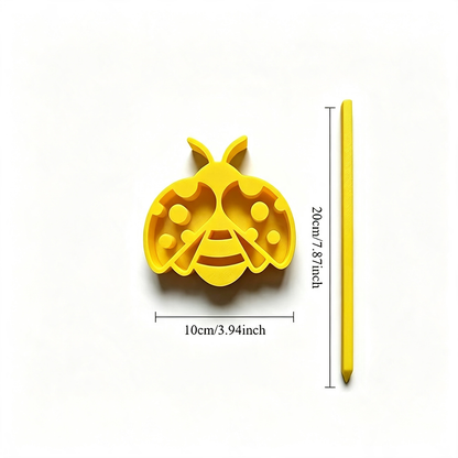 Pollinator-Friendly Bee Watering Station - 2-Pack, 3.9-Inch, Yard & Garden Flower Bed Decor-View 5-Next Deal Shop